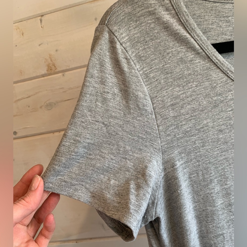 Grace | Grey Basic Tee - Picture 3 of 5